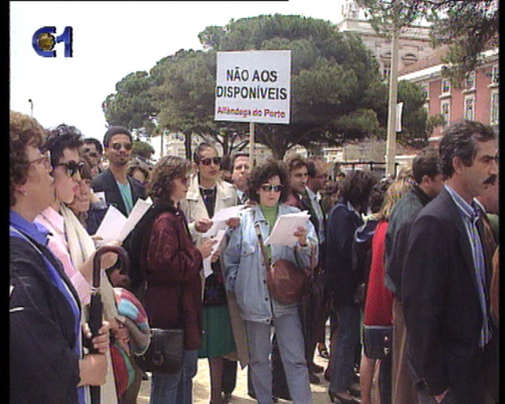Manifestação dos trabalhadores das alfândegas