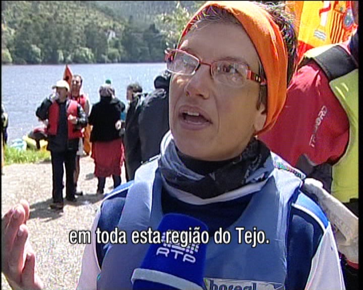 Protesto no Tejo