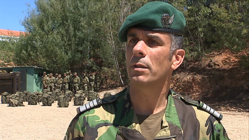 Patrulhamento militar em Tancos