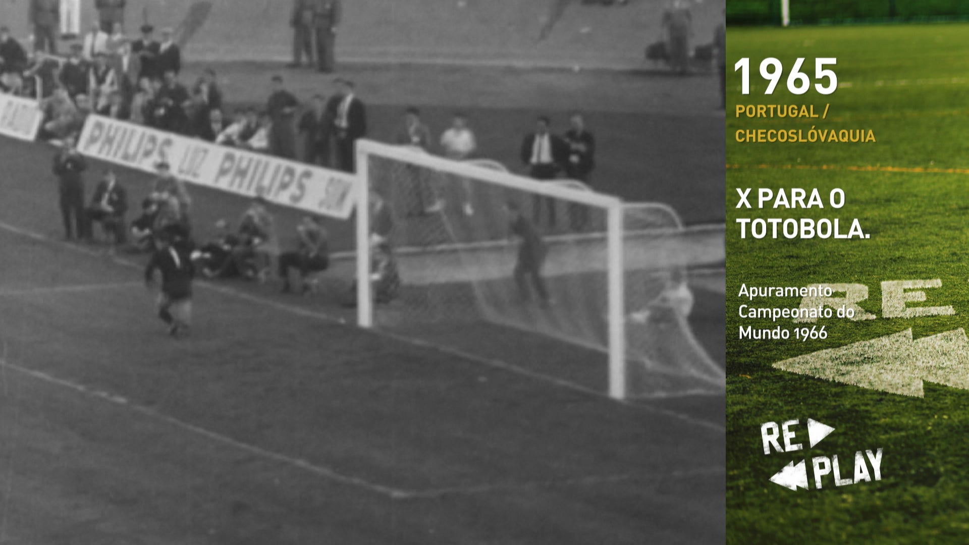 1965 Portugal/Checoslováquia: X para o Totobola.