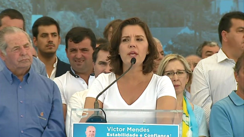 Autárquicas 2017: Assunção Cristas propõe descida do IRC