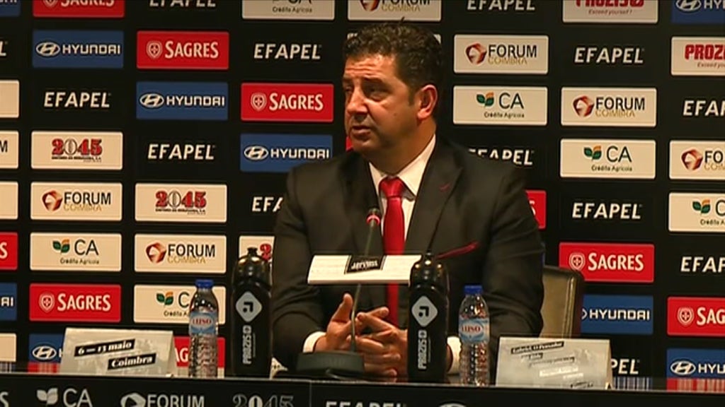 Conferência de imprensa de Rui Vitória