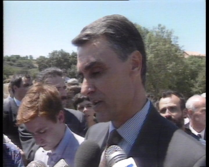 Reação de Cavaco Silva à tragédia do Aquaparque