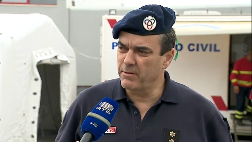 Incêndio florestal em Mangualde