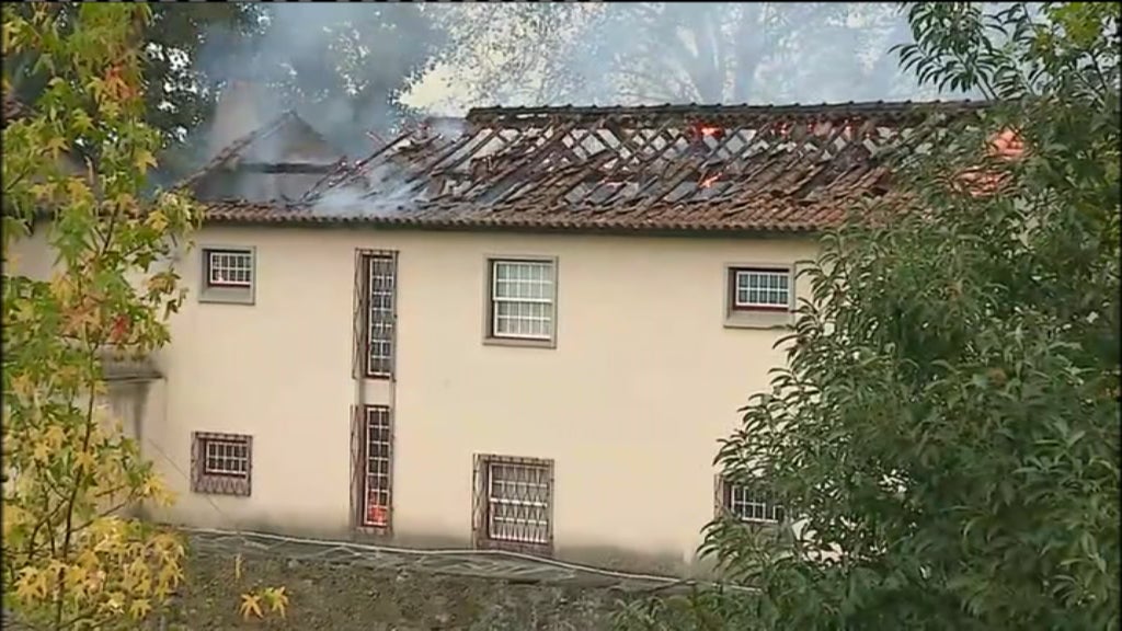 Incêndio florestal em Castelo de Paiva
