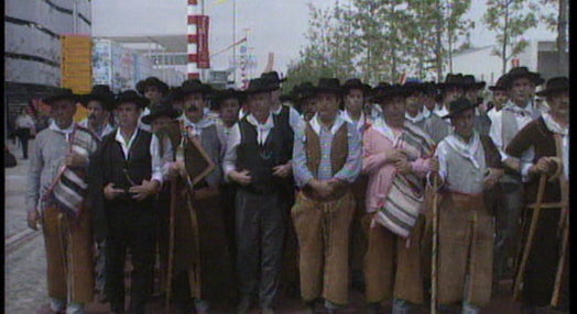Turistas estrangeiros na Expo 98