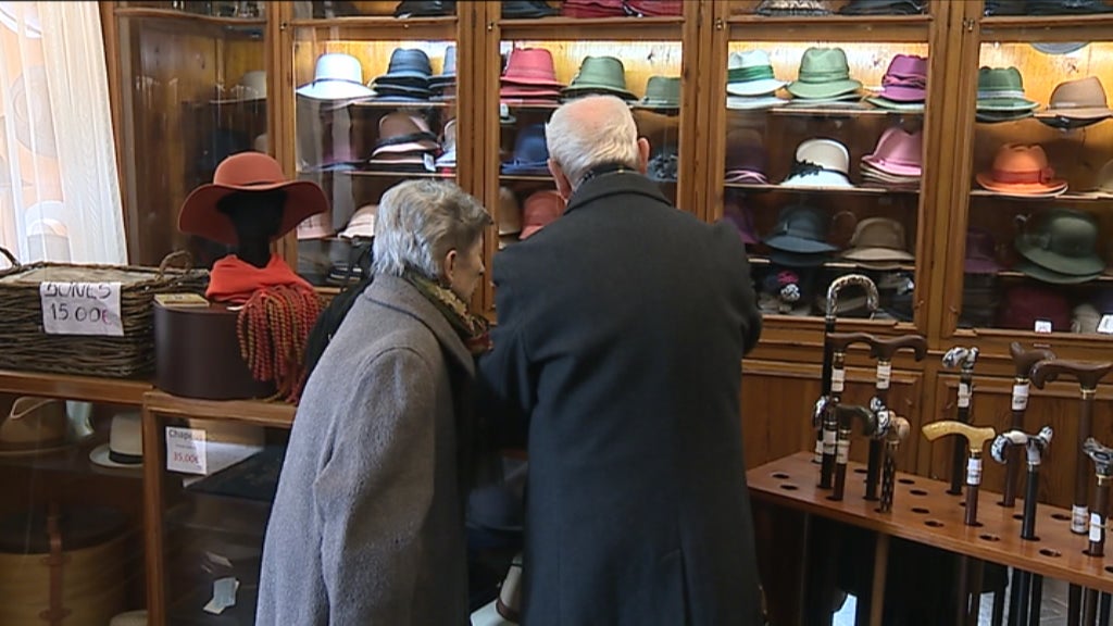 Chapeleira em Lisboa