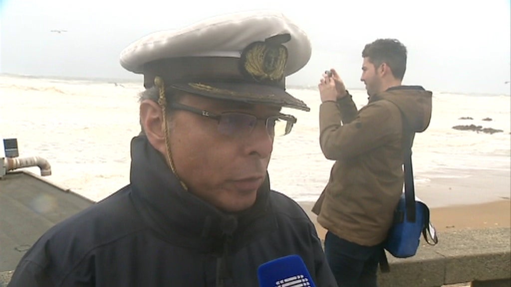 Mau tempo na  Foz do Douro