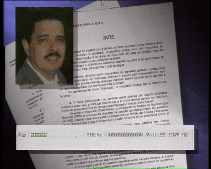 Cláudio Humberto condenando a um ano de prisão