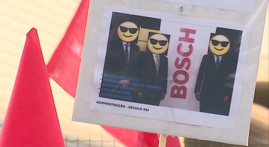 Protesto de Trabalhadores da Bosch