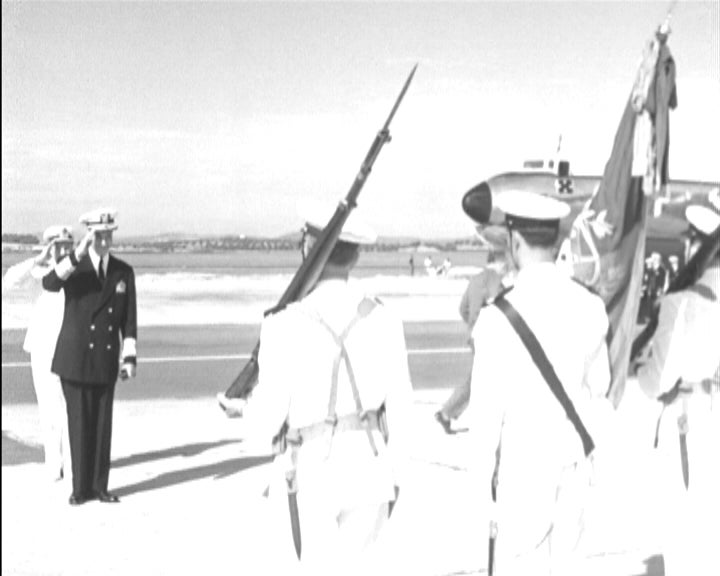 Chegada do Almirante Wright a Lisboa