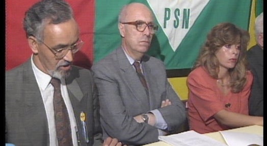 Campanha eleitoral do PSN em Elvas e Coimbra