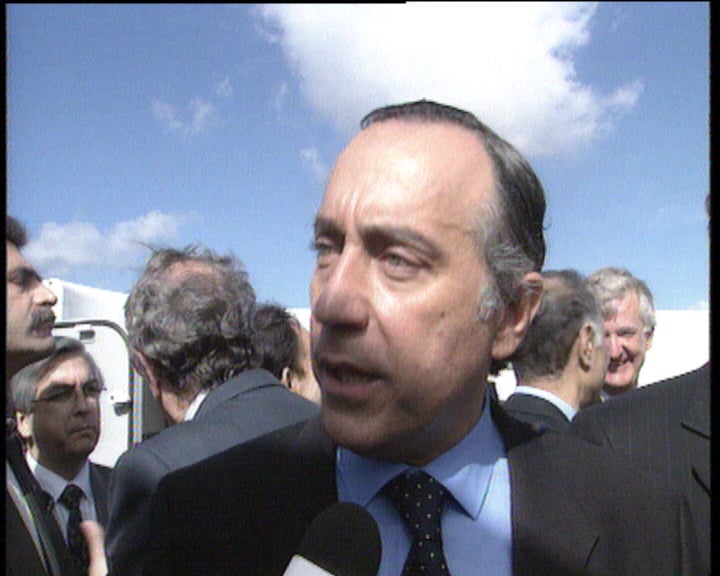 Inauguração da Ponte Vasco da Gama