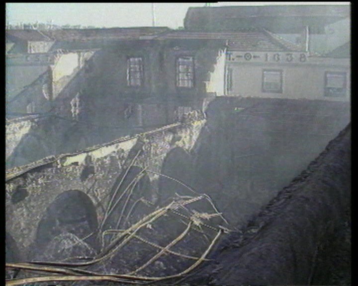 Incêndio num Armazém de Vinho do Porto