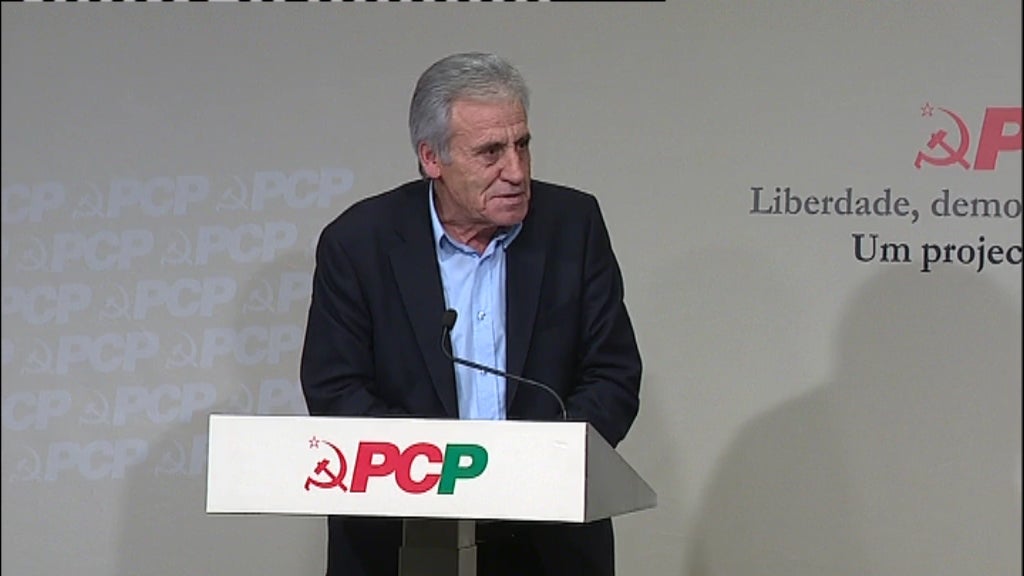Conferência de imprensa de Jerónimo de Sousa