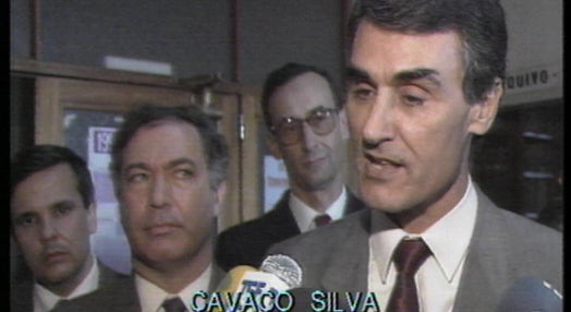 Visita de Cavaco Silva ao Hospital de Santa Maria