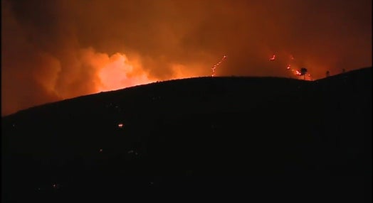 Incêndios florestais na Guarda e Sertã
