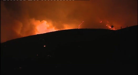 Incêndios florestais na Guarda e Sertã