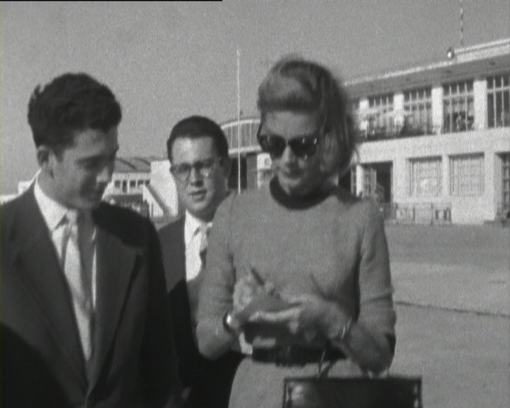 Atriz Lauren Bacall em Lisboa