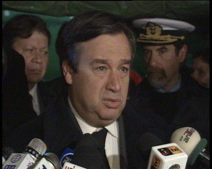 Declaração de António Guterres em Castelo de Paiva