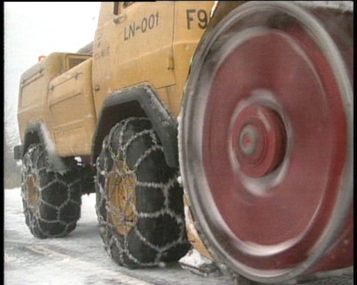 Nevão na serra da Estrela