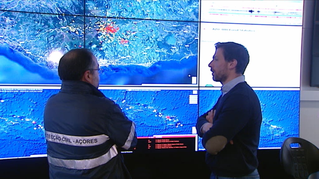 Atividade sísmica nos Açores