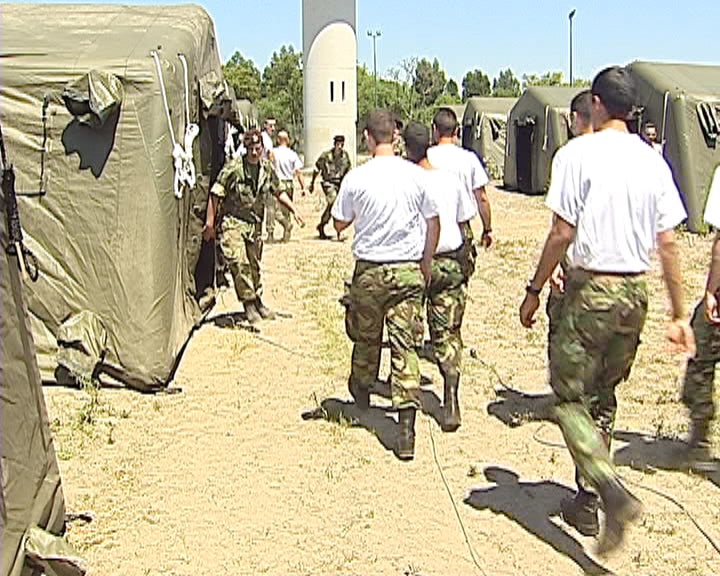 Exército treina para Sismo