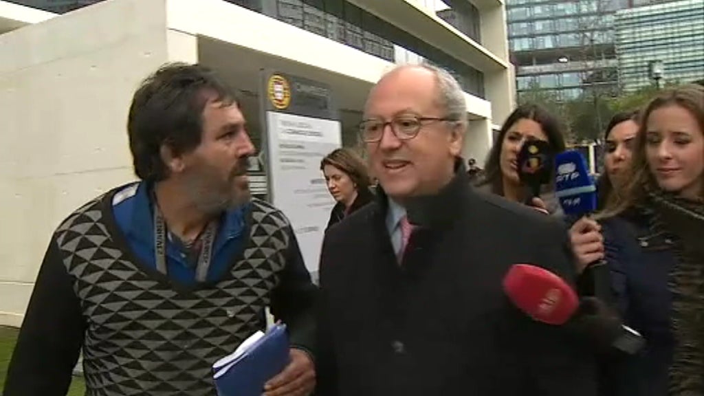 Lalanda e Castro em tribunal