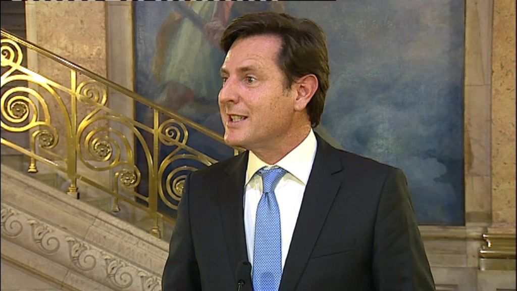 Conferência de imprensa de António Carlos Monteiro