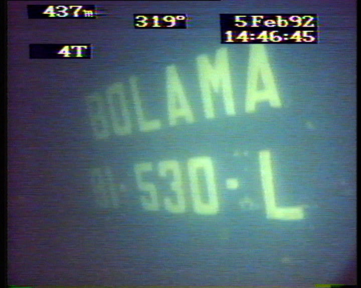 Afundamento do navio “Bolama”