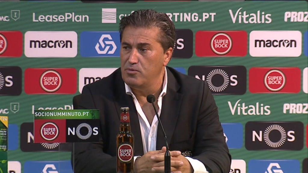 Declarações de José Peseiro e Nuno Manta Santos