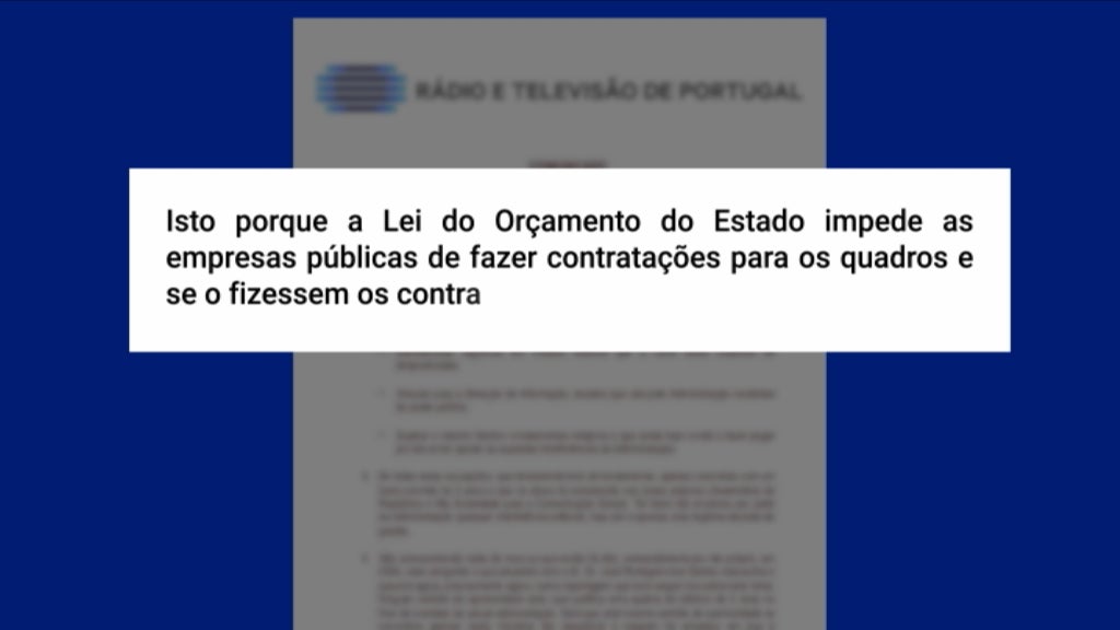 Comunicado da Administração da RTP