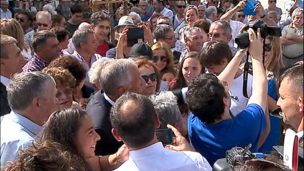 Marcelo Rebelo de Sousa em Vilar Formoso