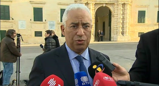 Declarações de António Costa em Malta
