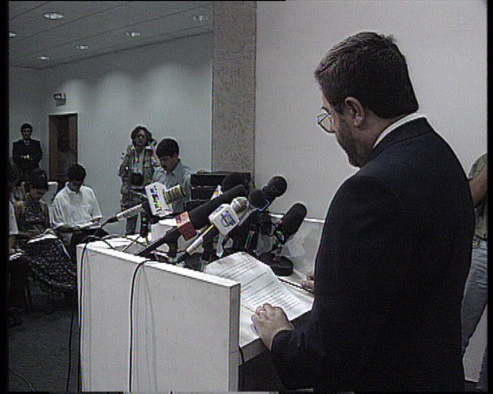 Conferência de imprensa de Jorge Coelho