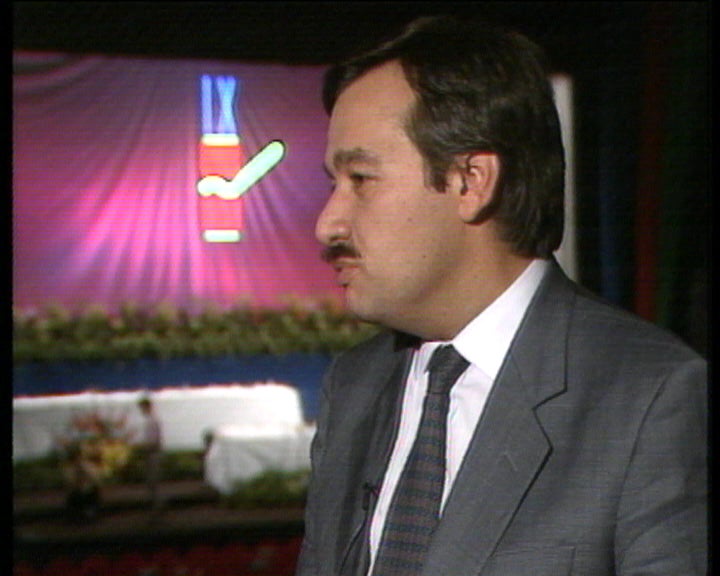 Entrevista de Fátima Torres a António Guterres, no Congresso do PS