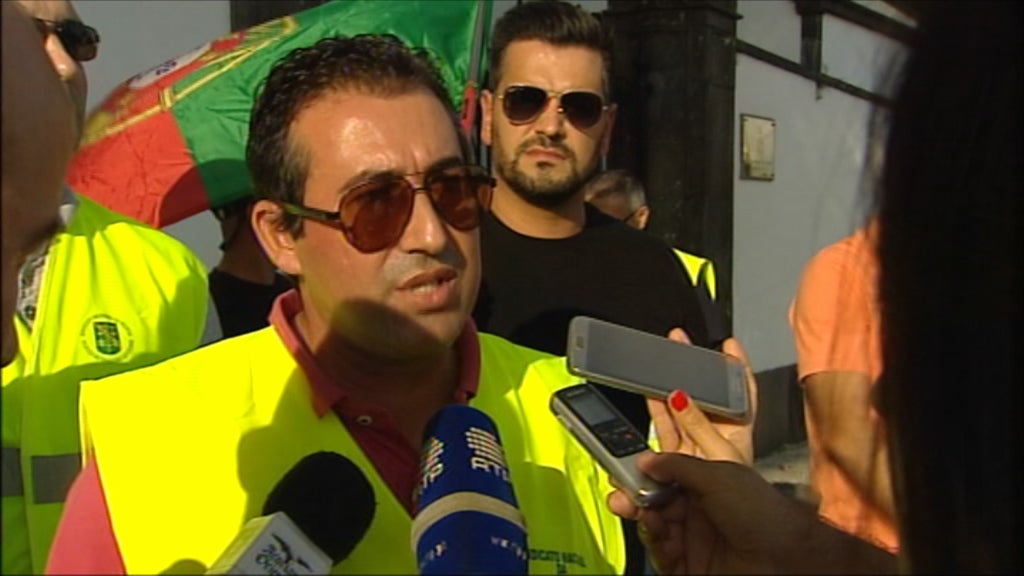 Manifestação da PSP em Santana