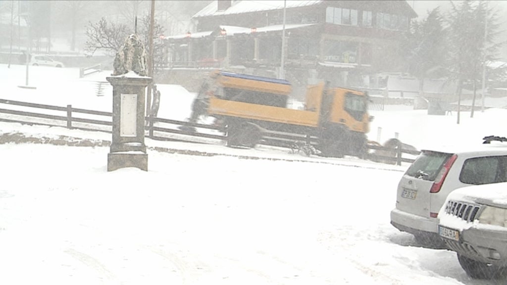 Nevão na Serra da Estrela