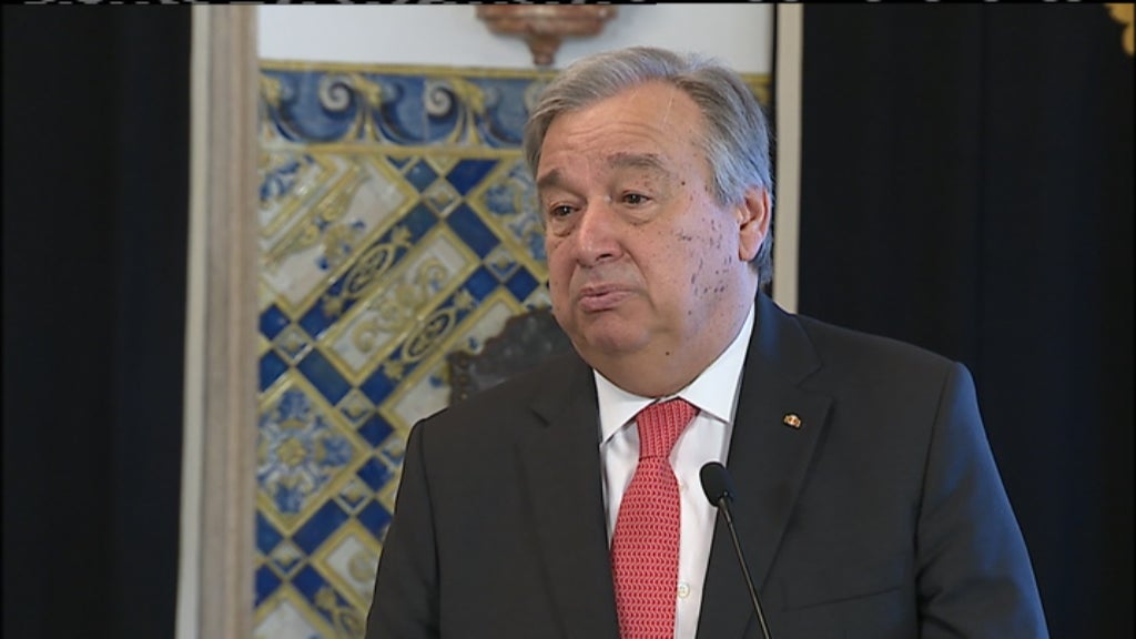 Declarações de António Guterres