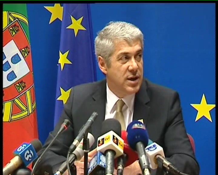 Reação de José Sócrates