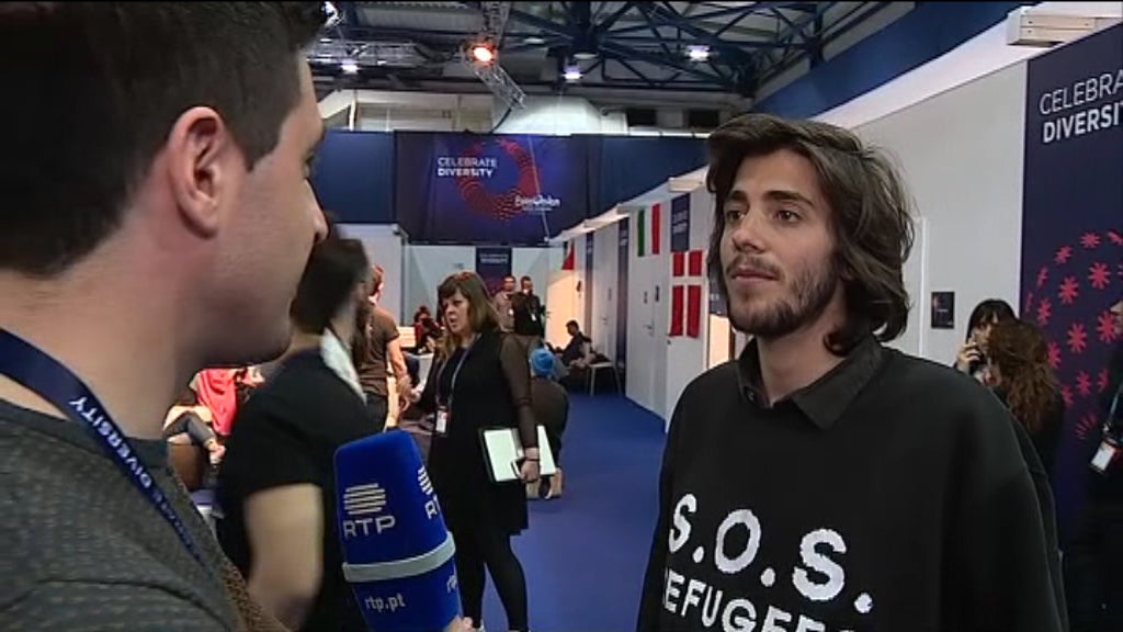 Entrevista a Salvador Sobral em Kiev