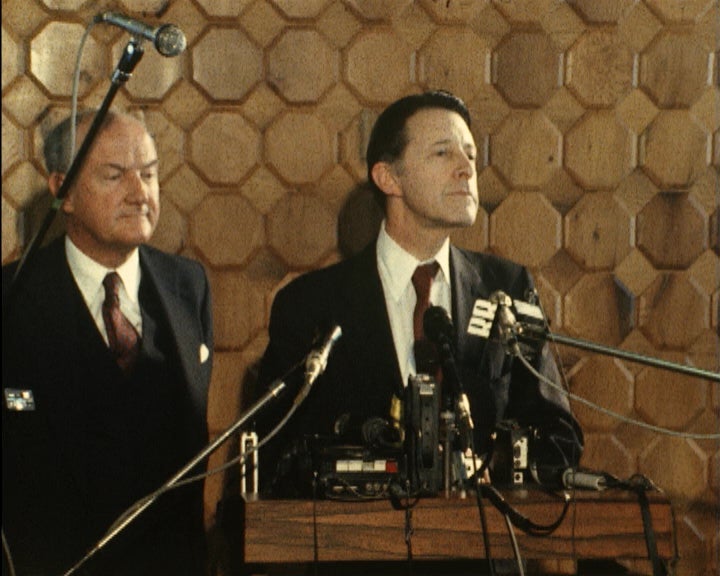 Conferência de imprensa de Caspar Weinberger