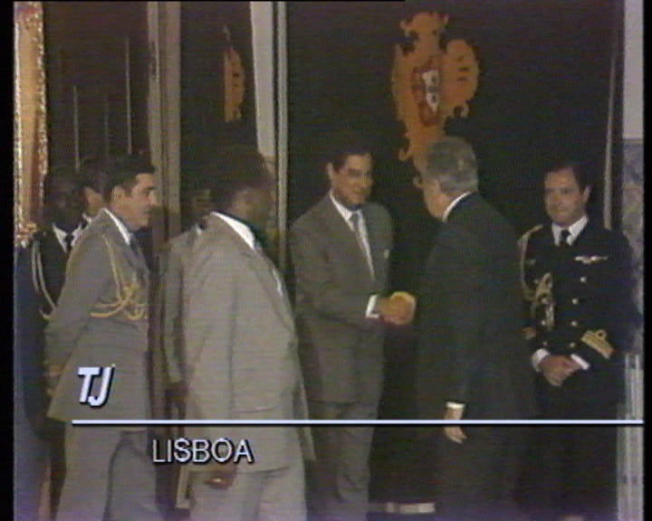 Nino Vieira com Mário Soares