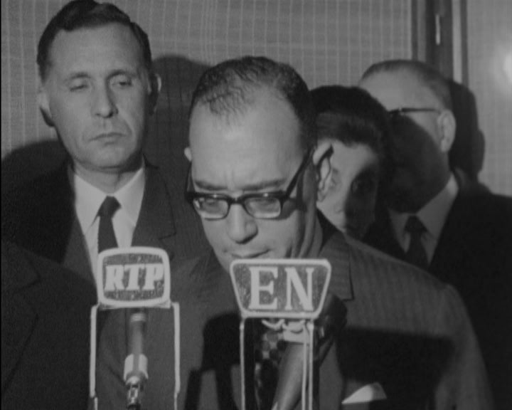 Partida de Baltazar Rebelo de Sousa para Moçambique