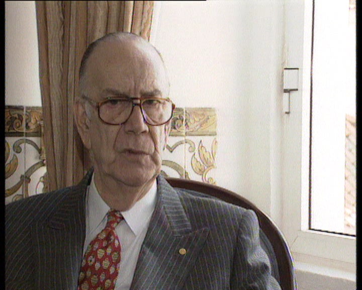 Visita do escritor Camilo José Cela