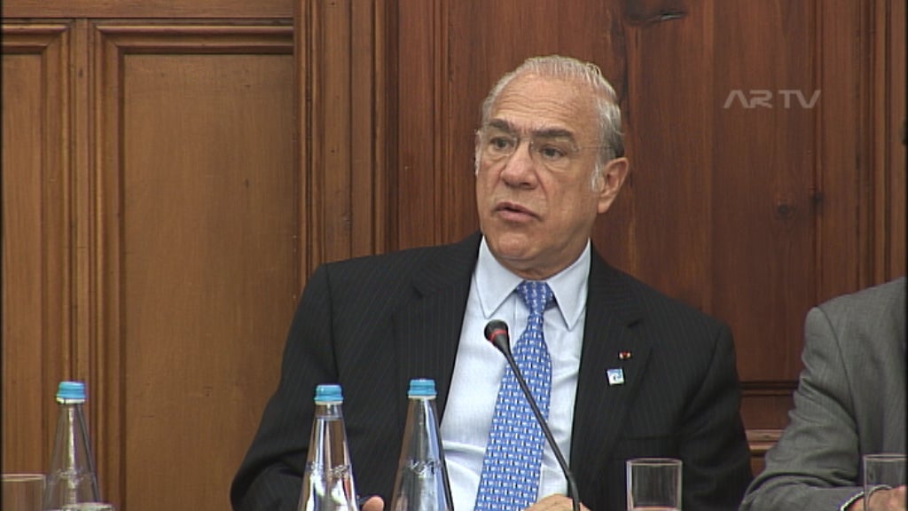 Recomendações de Angel Gurria para a economia portuguesa