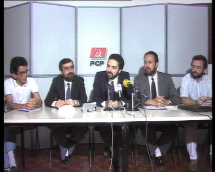 Conferência de imprensa de Luís Sá