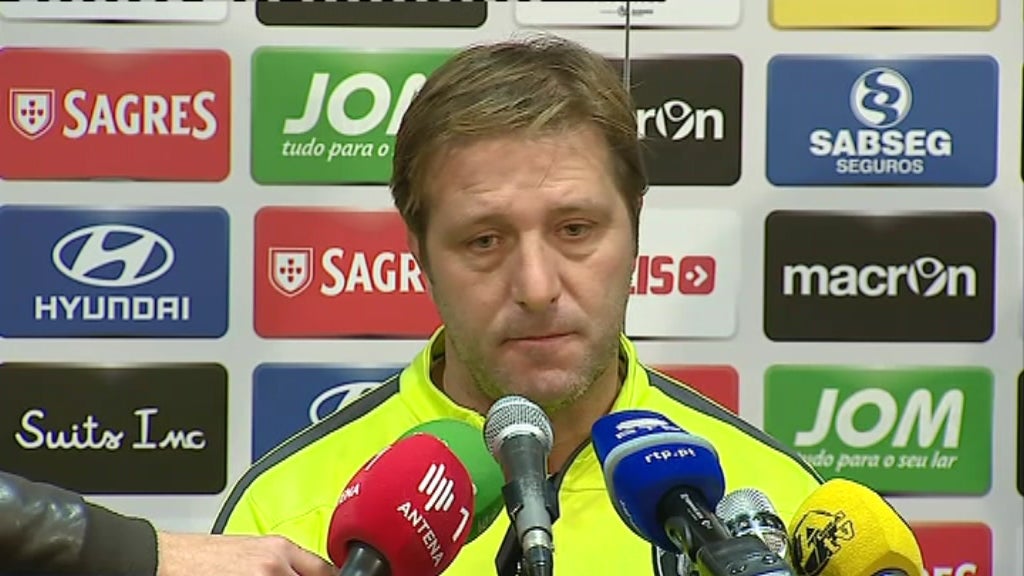 Conferência de imprensa de Pedro Martins