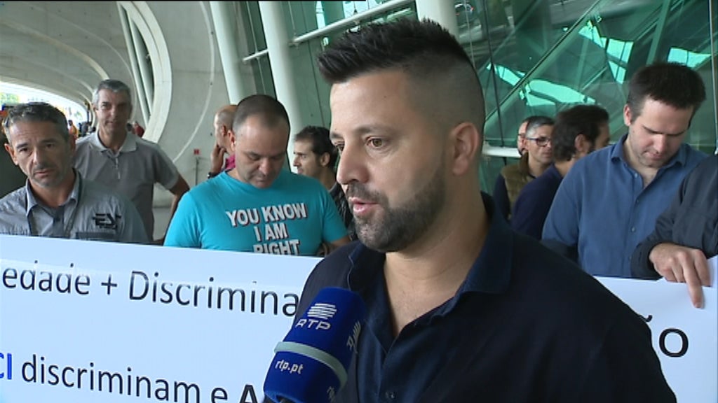 Greve dos trabalhadores da Portway