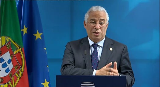 António Costa no Conselho Europeu